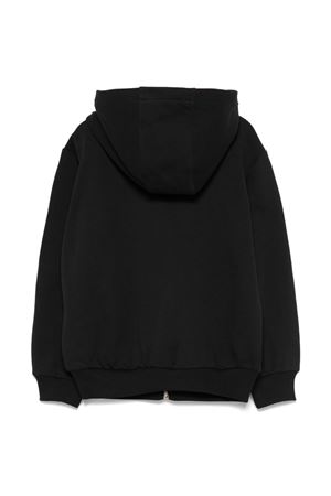 black cotton hoodie BALMAIN PARIS KIDS | BW4P50Z1753930BC